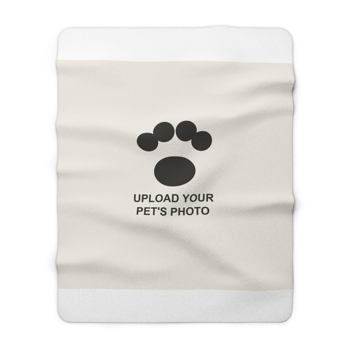 Custom Pet Portrait Fleece Blanket