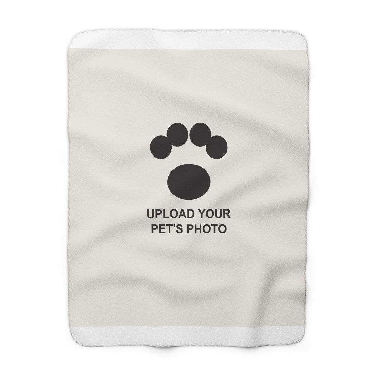 Custom Pet Portrait Fleece Blanket