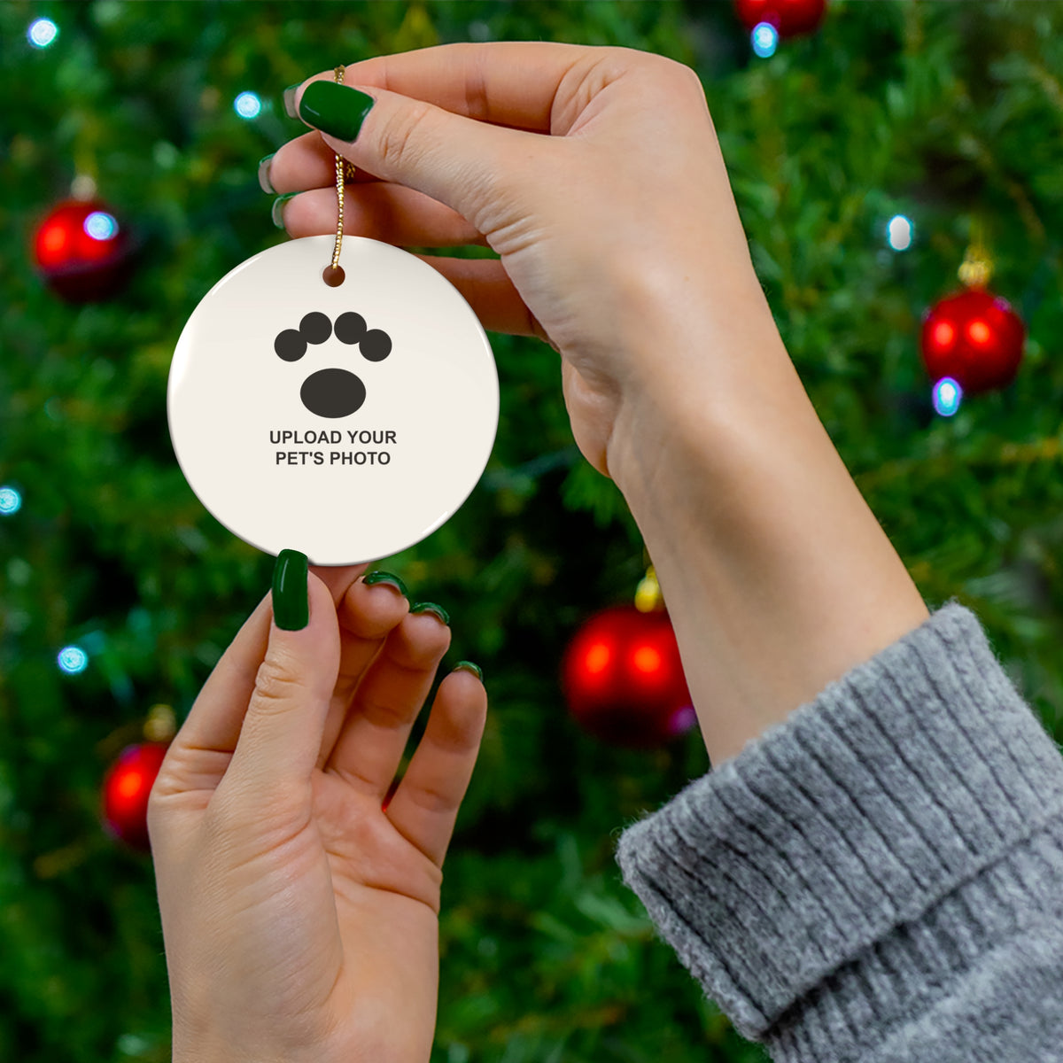 Custom Pet Portrait Ornament